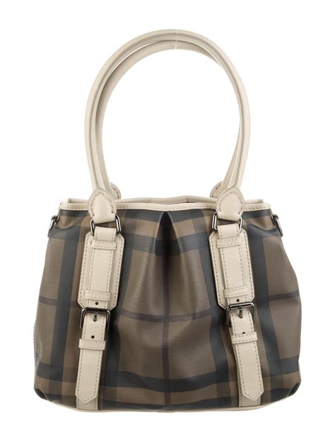 Burberry Smoked Check Tote 